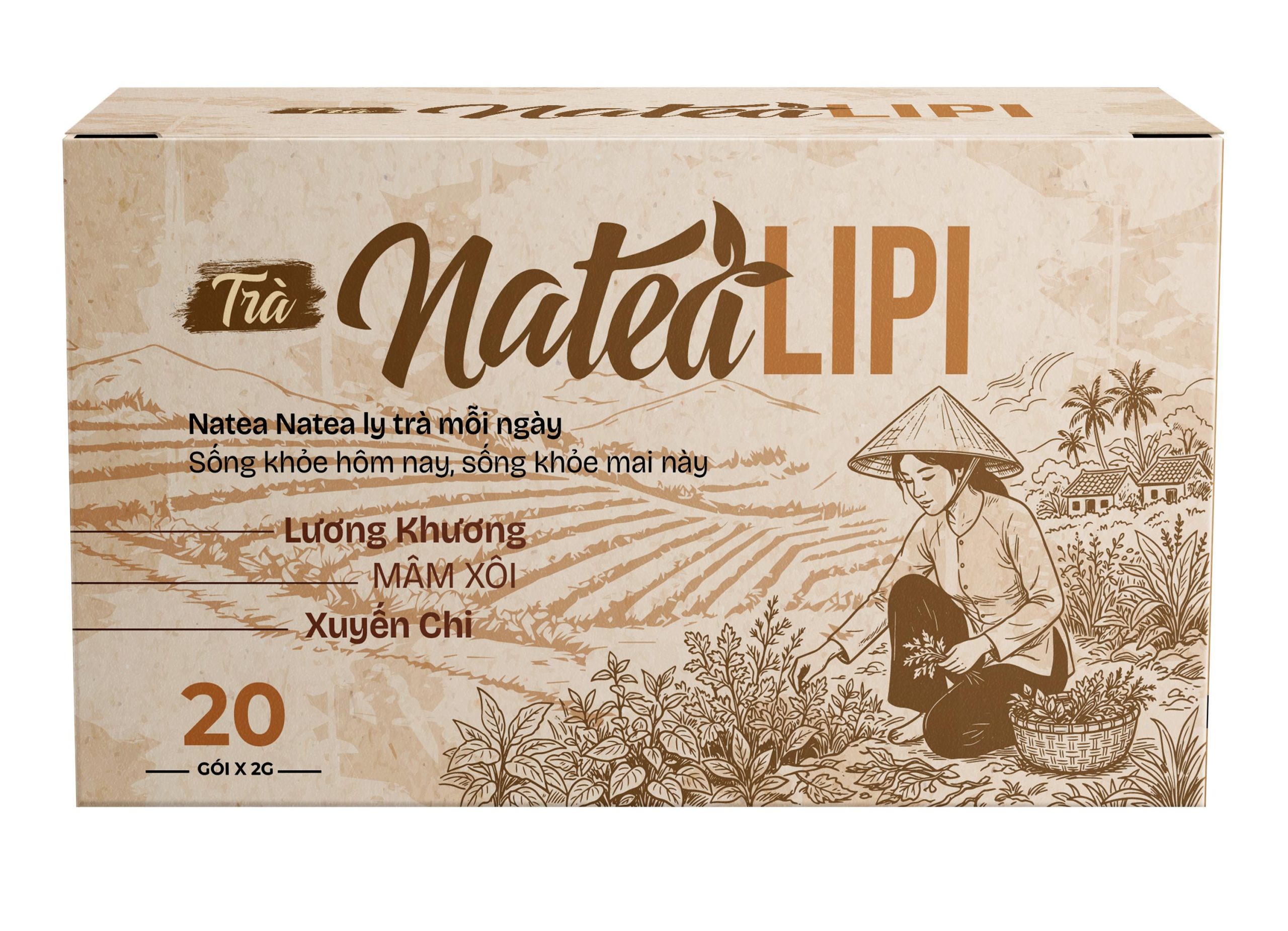 Trà NateaLipi – Dùng được cho người mỡ máu cao, chuyển hoá kém