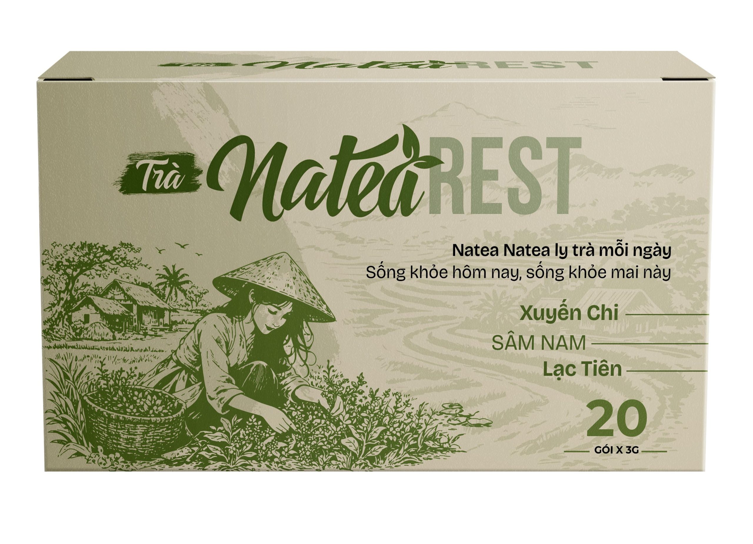 Trà NateaRest – Dùng được cho người mệt mỏi, khó ngủ